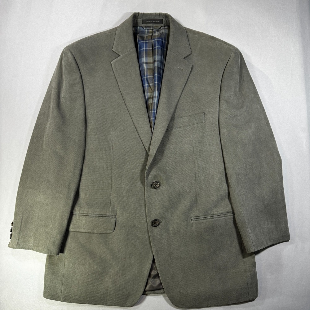 Lauren Ralph Lauren Men's Blazer Size 42S Grey Old Money Office Classic Party